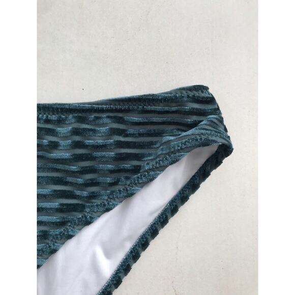 Cupshe Swim Striped Velvet Bikini Bottom Swimwear - Picture 2 of 9